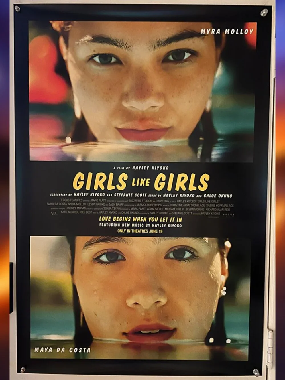 GIRLS LIKE GIRLS (2026) - ORIGINAL DOUBLE SIDED MOVIE POSTER - Picture 1 of 2